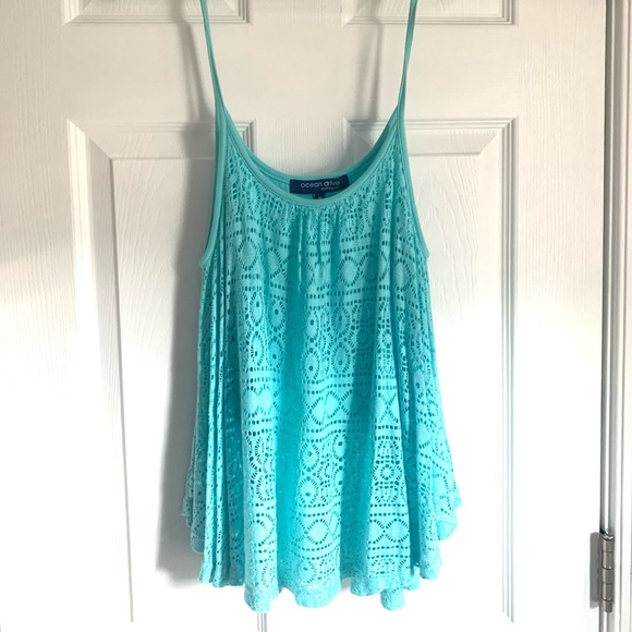 Ocean Drive Tops - Very flowy comfortable beachy tank top.